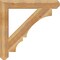 Ekena Millwork Balboa Craftsman Rough Sawn Bracket, Western Red Cedar, 6"W x 44"D x 44"H BKT06X44X44BOA04RWR - alternate 2